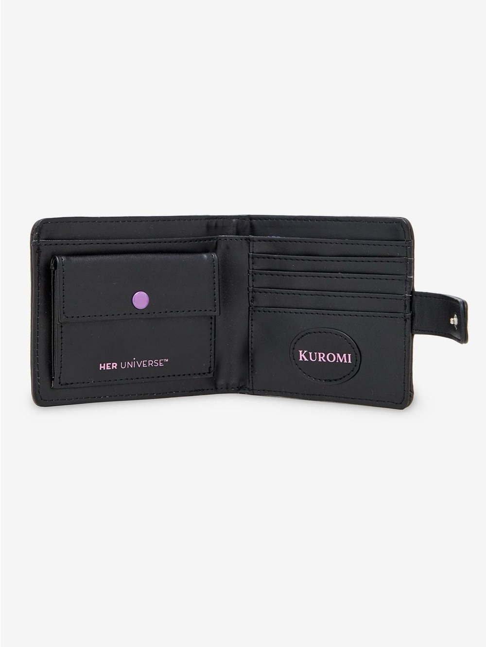 Sanrio Kuromi Purple Butterfly Garden Mini Wallet - Picture 4 of 10